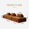 Paloma French Modular Sofa, Velvet-DodiTec WC1