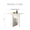 Oighrig Terrazzo Round Dining Table-DodiTec WC1