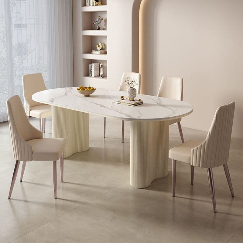 Peru Dining Table, White | DodiTec WC1