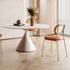 Ozzie Rattna Dining Chair, Round Seat Pad | DodiTec WC1