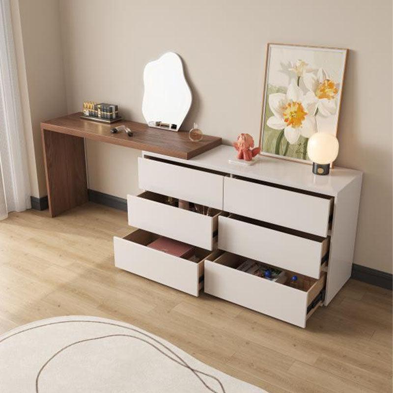 Nevada Dressing Table with Drawers & Stool | DodiTec WC1