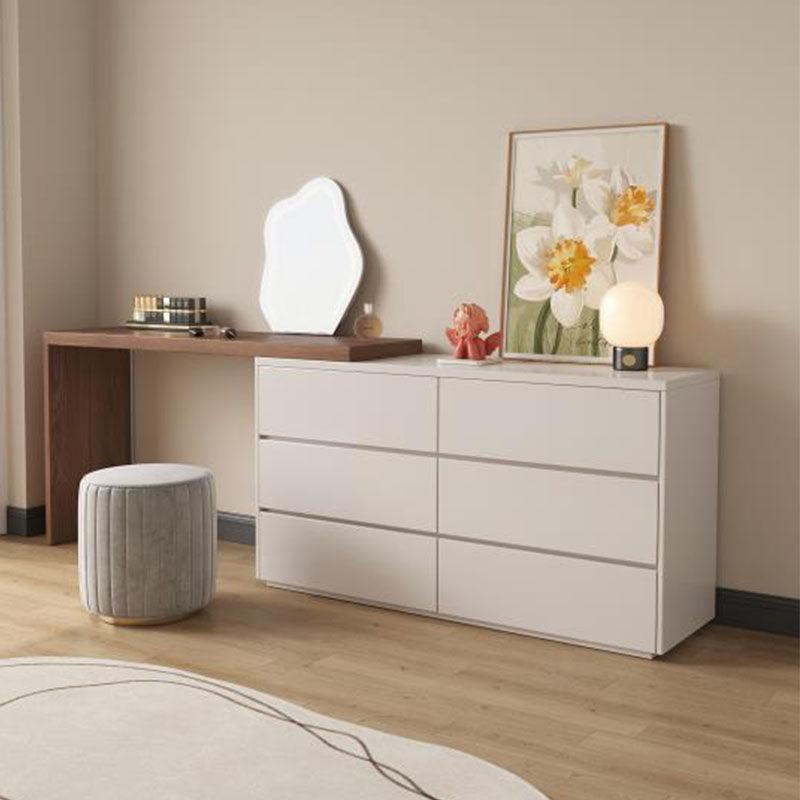 Nevada Dressing Table with Drawers & Stool | DodiTec WC1