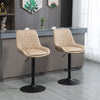 Two Bar Stools / Dining Chairs / Office Chairs, Beige