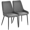 Two Bar Stools / Dining Chairs / Office Chairs, Grey