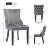 Two x Bar Stools / Dining Chairs / Office Chairs, Grey