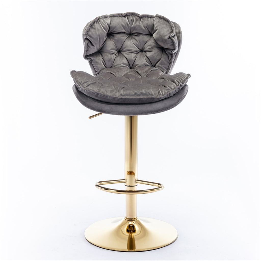 Bar Stools /Dining Chairs / Office Chairs, Gold-Grey