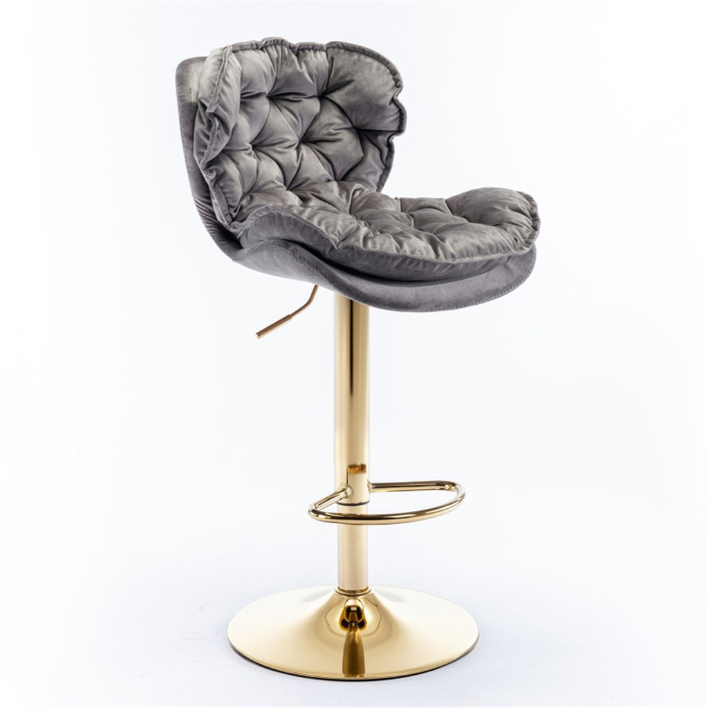 Bar Stools /Dining Chairs / Office Chairs, Gold-Grey