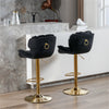 Bar Stools / Dining Chairs / Office Chairs, Gold-Black