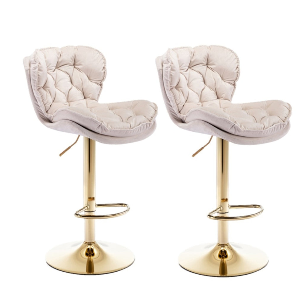 Bar Stools / Dining Chairs / Office Chairs, Gold-Beige