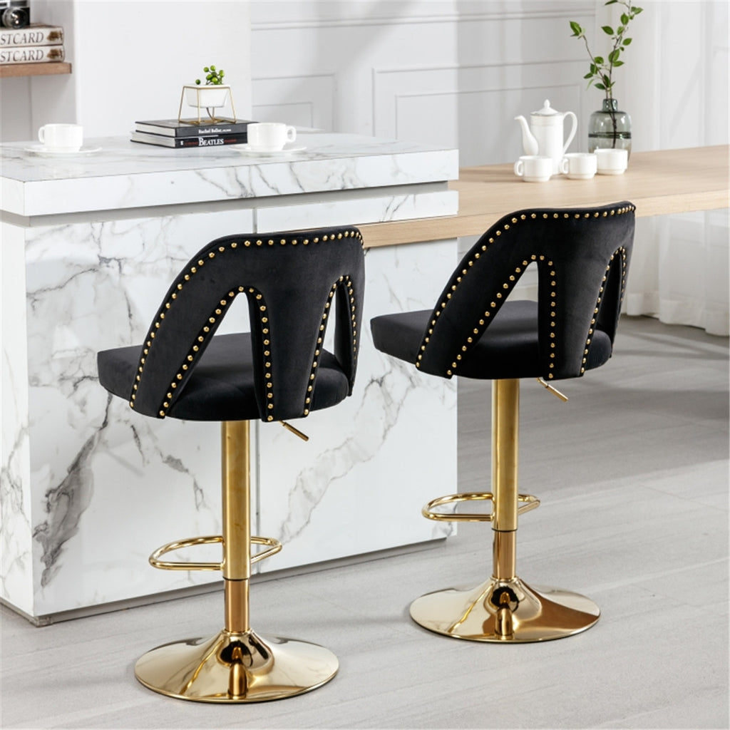 Bar Stools /Dining Chairs / Office Chairs, Golden black B