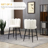 Two Bar Stools / Dining Chairs / Office Chairs, White