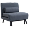 Sofa Chair / Single Sofa Bed, Black