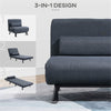 Sofa Chair / Single Sofa Bed, Black