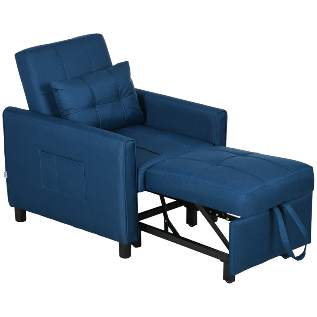 Sofa Chair / Single Sofa Bed / Sofa Bed, Blue