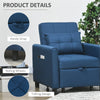 Sofa Chair / Single Sofa Bed / Sofa Bed, Blue