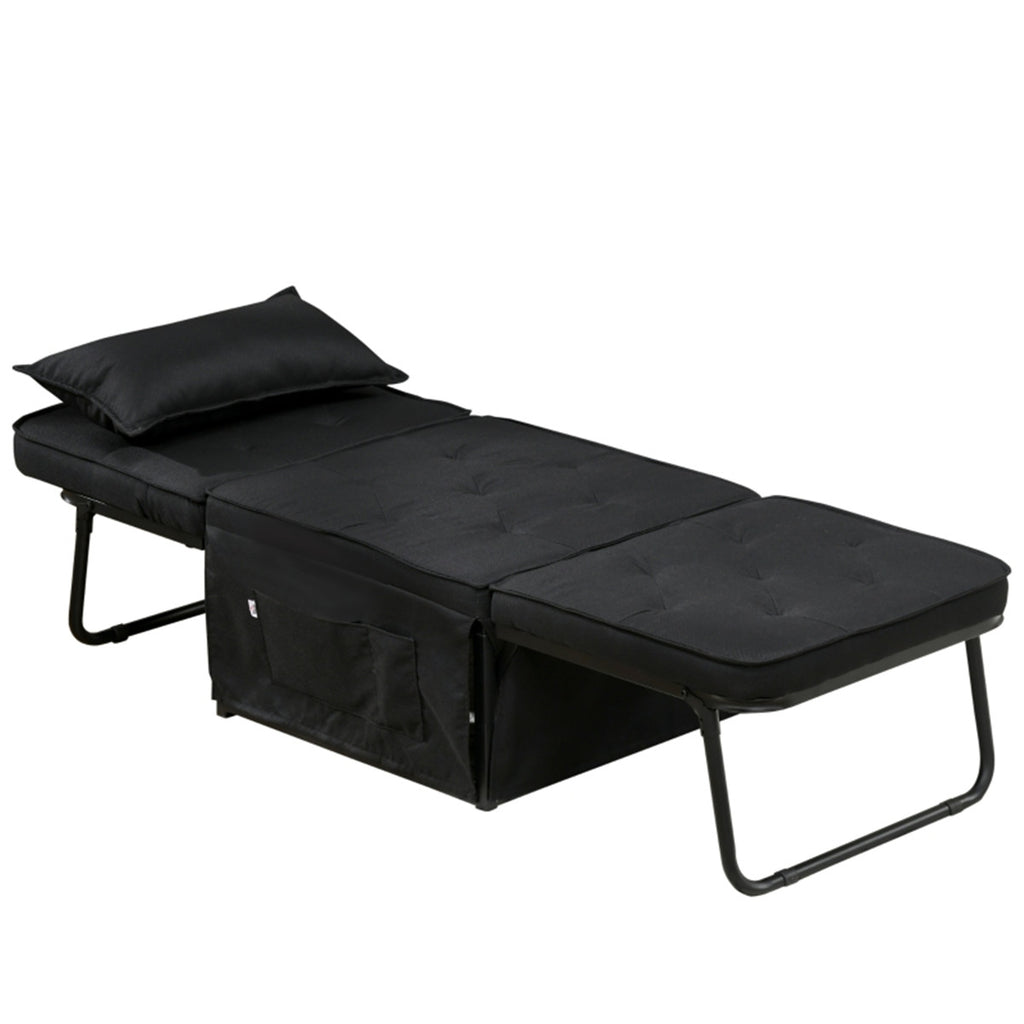 Sofa Chair / Single sofa bed, Black