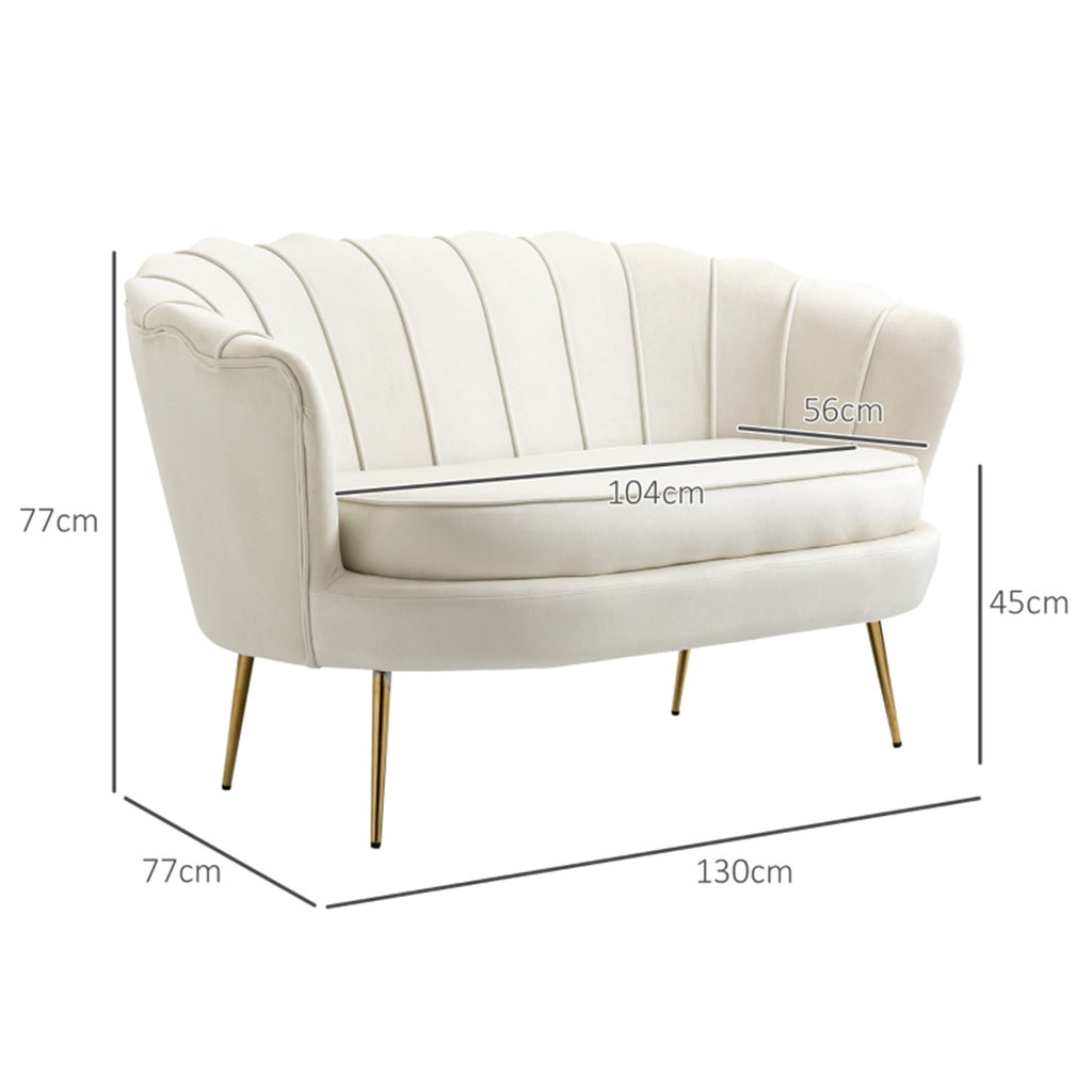 Sofa Chair / Single sofa bed, White, C