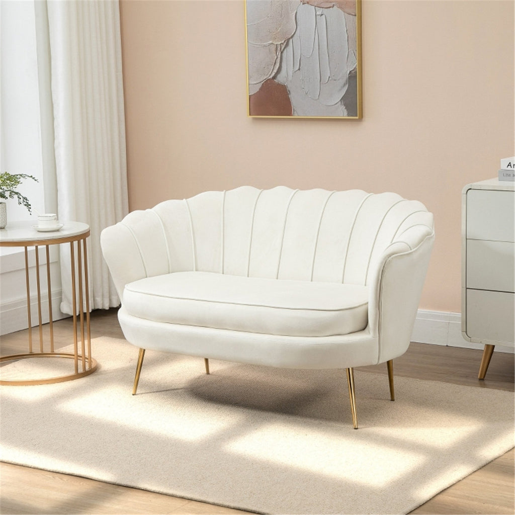 Sofa Chair / Single sofa bed, White, C