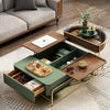 Bagnell Nesting Coffee Table, Walnut, Extendable Coffee Table & TV Stand | DodiTec WC1