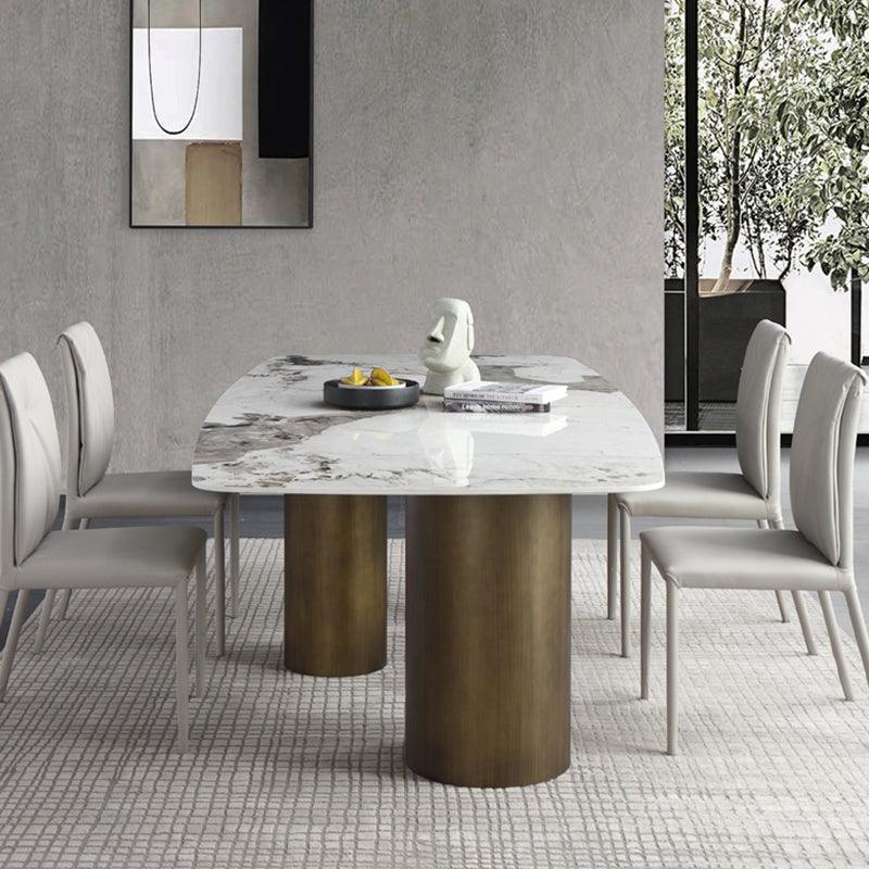 Mira Dining Table, Gold Base | DodiTec WC1