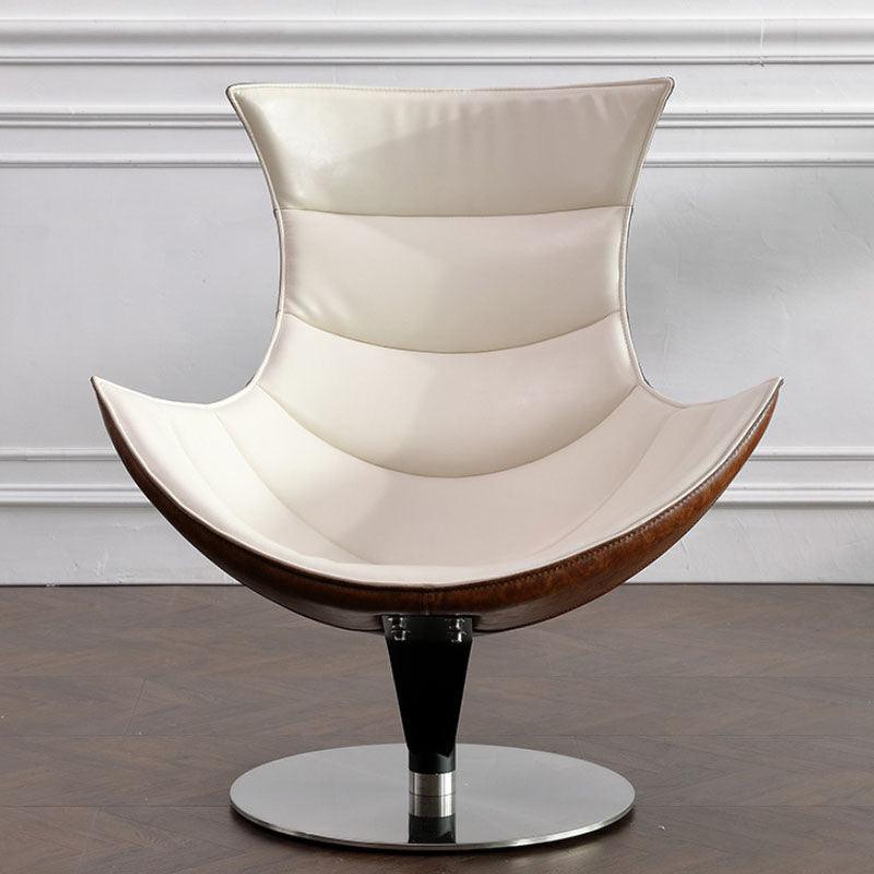 Lobster Lounge Chair, Walnut Texture & Chrome Base | DodiTec WC1