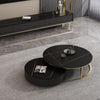 Bigbiglife Nesting Coffee Table With TV Stand, Sintered Stone | DodiTec WC1