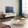 Bagnell Nesting Coffee Table, Walnut, Extendable Coffee Table & TV Stand | DodiTec WC1