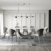 Vera Dining Table & Chairs, Sintered Stone, White-DodiTec WC1