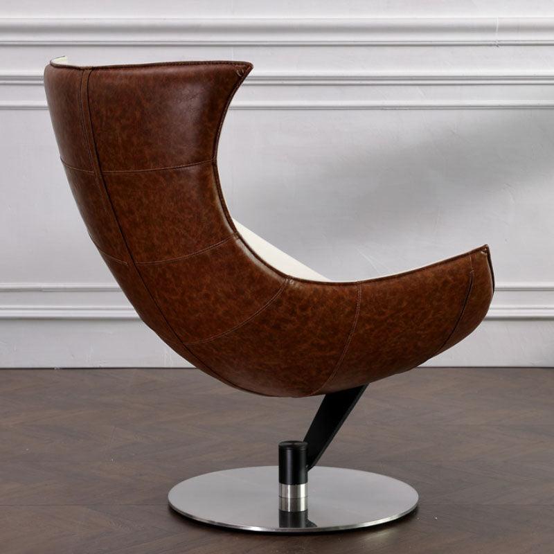 Lobster Lounge Chair, Walnut Texture & Chrome Base | DodiTec WC1