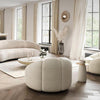 Arsav Pumpkin Armchair, White Boucle | DodiTec WC1