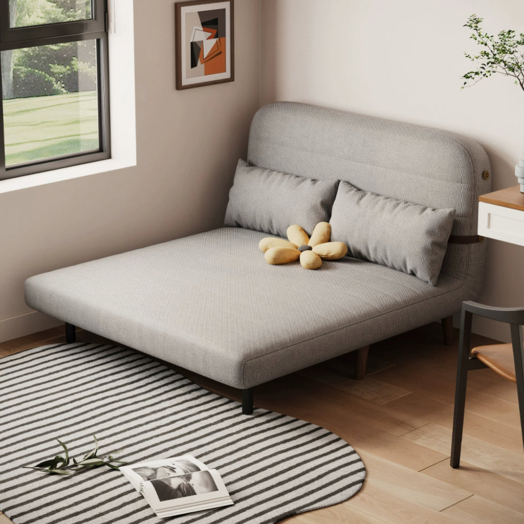 Evans Single Seater, Two Seater Sofa Bed, Linen