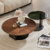 Ian Round Coffee Table Set, Solid Wood | DodiTec WC1