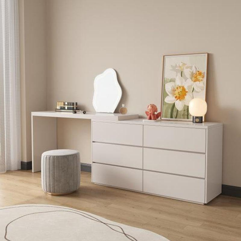 Nevada Dressing Table with Drawers & Stool | DodiTec WC1