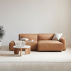 Lucian Four Seater modular Sofa, Real Leather-DodiTec WC1