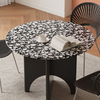 Oighrig Terrazzo Round Dining Table-DodiTec WC1