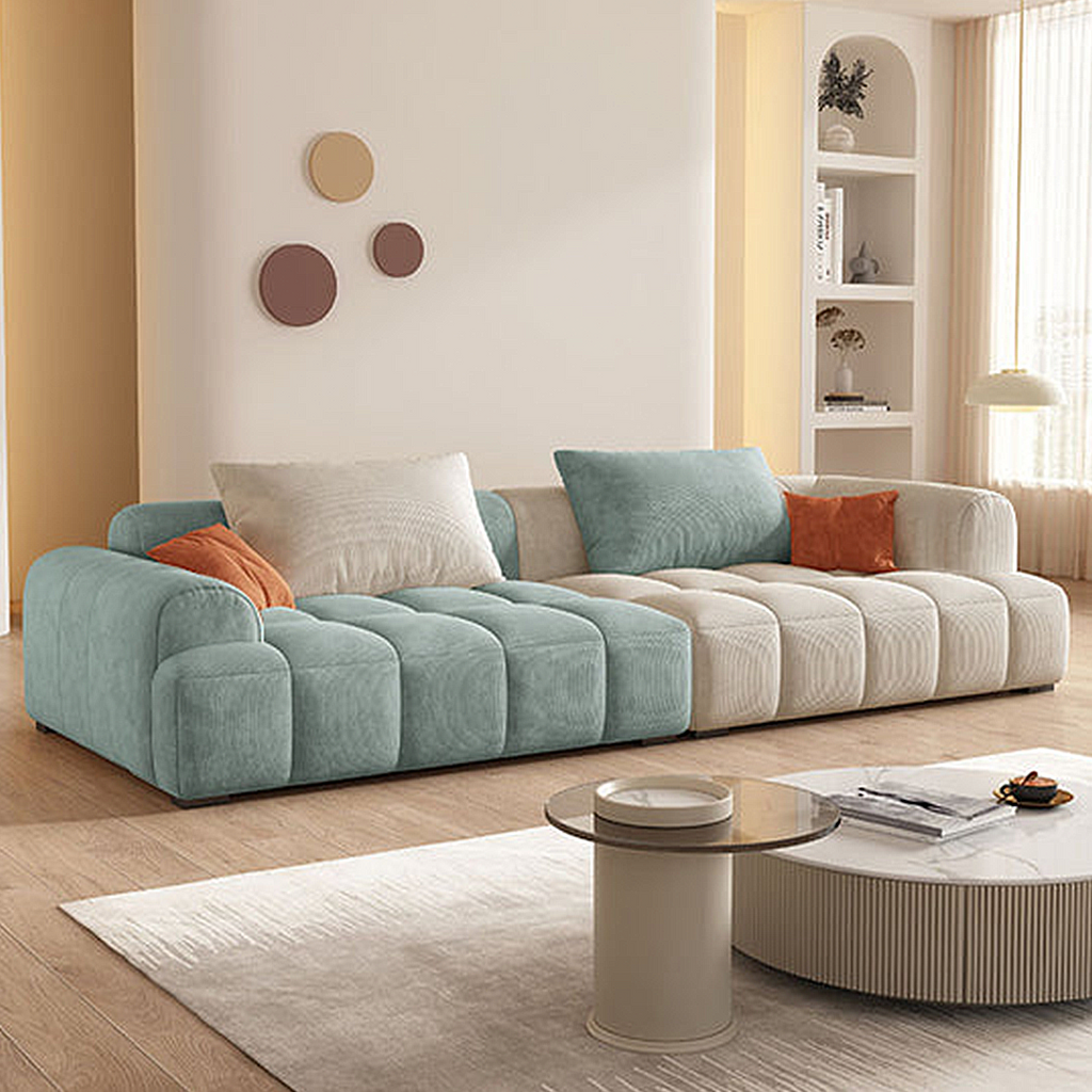 Arabella Module Sofa, Two Seater Sofa, Three Seater Sofa, Corduroy Fabric-DodiTec WC1