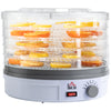 DodiOnline 5 Tier Food Dehydrator, 245W Food Dryer Machine with Adjustable Temperature Control for Drying Fruit, Meat, Vegetable, Jerky and Pet Treat, White