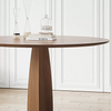 Seraphina Round Dining Table, Solid Wood-DodiTec WC1