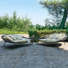 Neptune Outdoor Garden Sofa, Textilene Rope Woven Outdoor Couch Sofa-DodiTec WC1