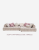 Octavia Bubble Sofa, Three / Four Seater Sofa-DodiTec WC1