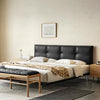 Ines Floating Bed, King Size, Super King Size Bed, Real Leather