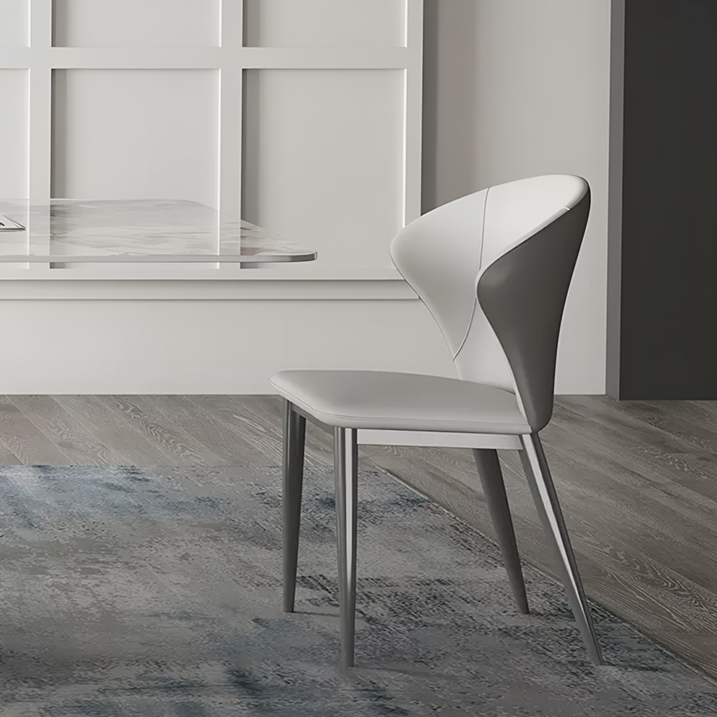 Vera Dining Table & Chairs, Sintered Stone, White-DodiTec WC1