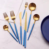 8 Piece Cutlery Set, Blue | DodiTec WC1