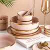 8 Pieces Dinner Set, Pink Or White | DodiTec WC1