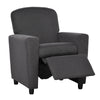 DodiOnline 2 in 1 design Kids Sofa Armchair with Footrest for Children Playroom Bedroom Living Room, 55 x 50 x 67cm, Grey