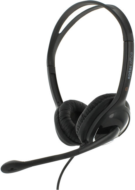 Eartec Office 150D USB Double Ear Headset in Black