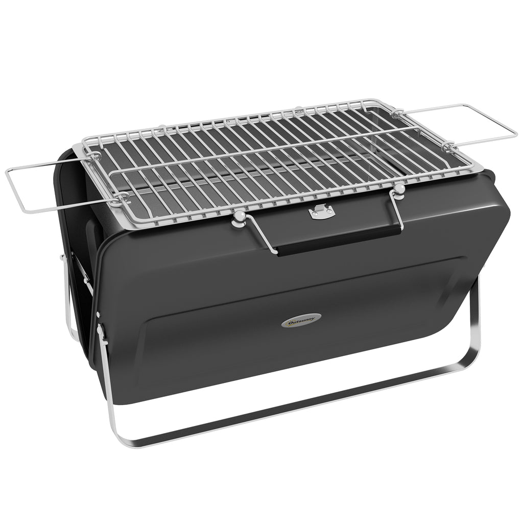 DodiOnline Metal Suitable-Style Portable BBQ Grill - Black