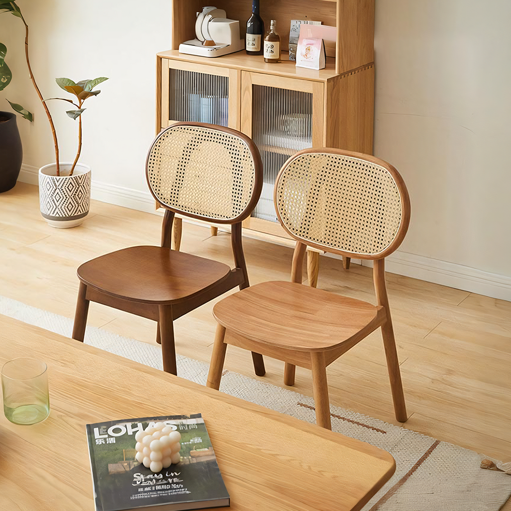 Fanny Dining Chair, Rattan