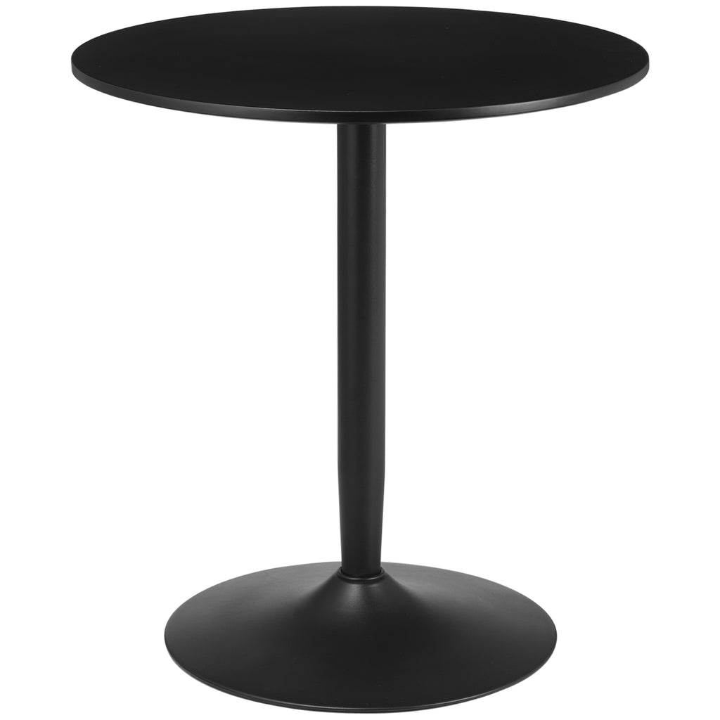 DodiOnline 75H x ?70cm Two-Person Minimalistic Dining Table - Black