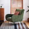 Fauteuil INS3, velours 